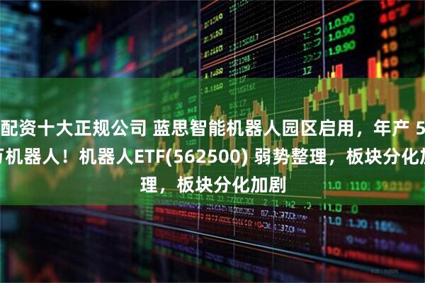 配资十大正规公司 蓝思智能机器人园区启用，年产 50 万机器人！机器人ETF(562500) 弱势整理，板块分化加剧